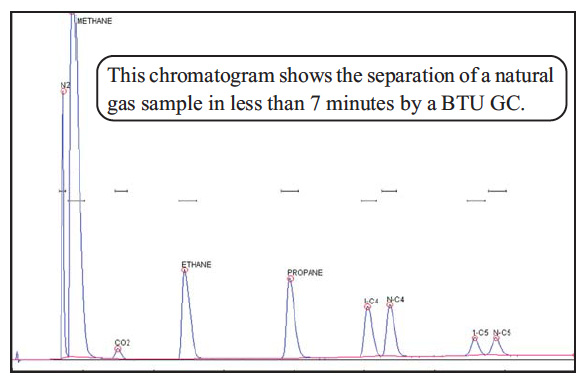 graph - SRI 8610C Gas Chromatograph (GC) BTU Gas Analyzer GC System
