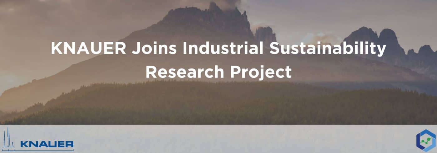 Sliding Headers 24 1400x492 - KNAUER Joins Industrial Sustainability Research Project