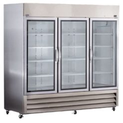 Add a heading 64 247x247 - 72 CU. FT. GENERAL PURPOSE GLASS DOOR STAINLESS STEEL REFRIGERATOR