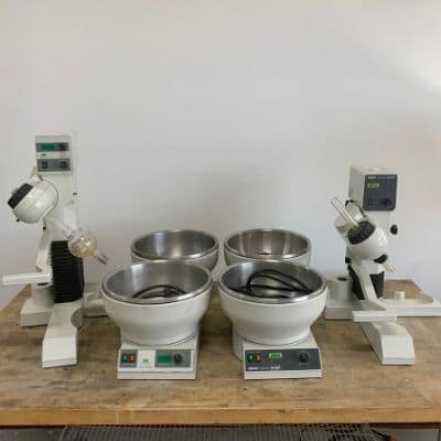 Buchi Rotavapor R-124 | Buchi Rotavapor R-114 | 4 Waterbaths | GMI