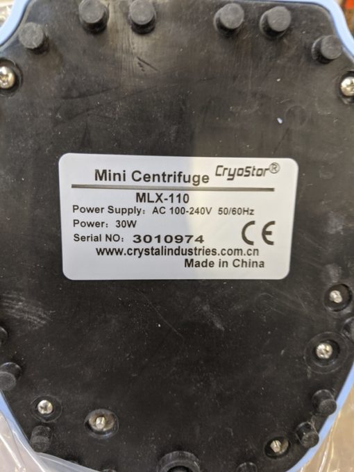 1 3 1 510x680 - Crystal Industries, Crytostar 10000rpm/5000xg Mini Centrifuge, NU-MLX-110