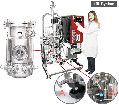 SIP Fermentation System (Pilot Scale), FS-10L/ FS-30L / FS-50L FS 10L 08 - SIP Fermentation System (Pilot Scale), FS-10L/ FS-30L / FS-50L