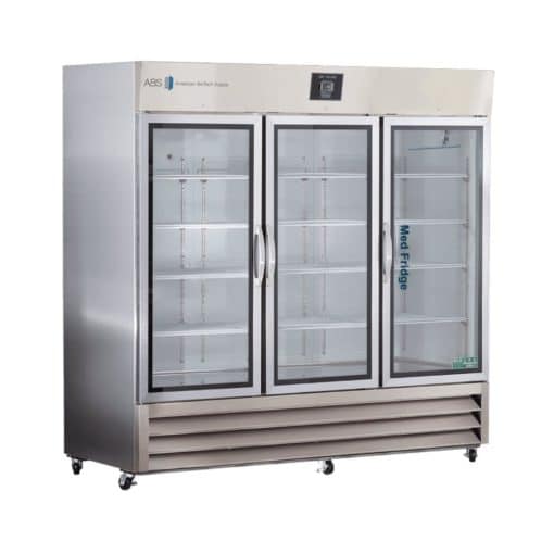 Untitled design 2022 05 10T114111.603 510x510 - 72 cu. ft. Stainless Steel Glass Door Pharmacy Refrigerator