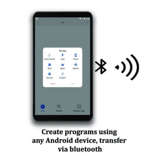 AP1016 Create Programs using any Android Device 510x510 - Accuris IsoPure™ Mini
