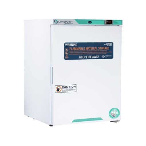 4 cu. ft. Corepoint Scientific™ White Diamond Series Undercounter Flammable Storage Freezer Freestanding