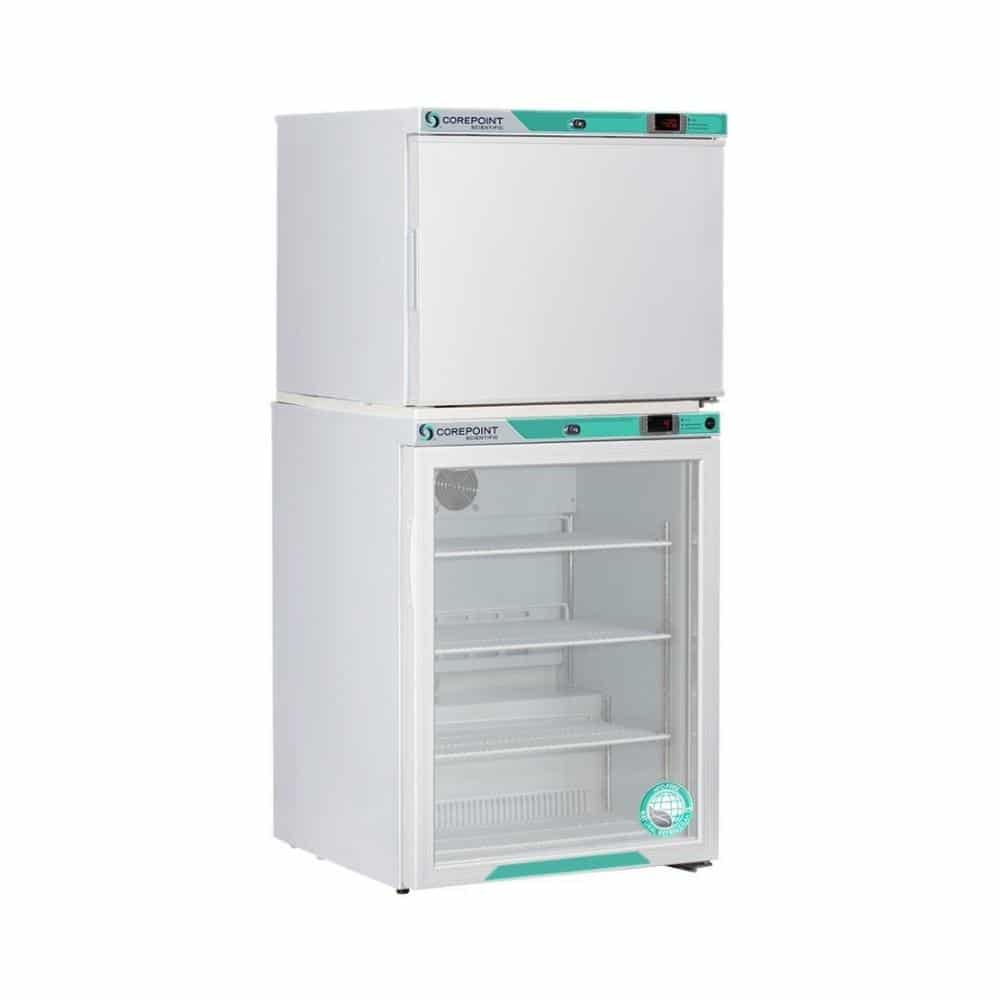 7 cu. ft. Corepoint Scientific™ White Diamond Refrigerator & Freezer  Combination with Auto Defrost Freezer