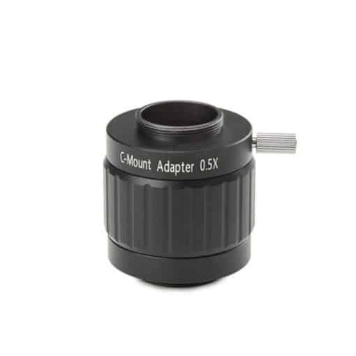 Euromex C-mount adapter with 0.5x lens for 1/2 inch cameras