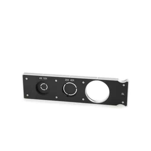 Euromex Slider with 4x/10x and 20x/40x phase contrast annuli for Oxion Inverso inverted microscopes