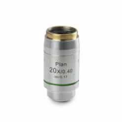 Euromex Infinity EIS 60 mm Plan PLi 20x/0.40 objective. Working distance 12 mm