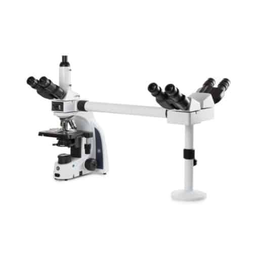 Untitled design 2022 07 18T142248.488 510x510 - Euromex iScope trinocular multihead microscope with 2 extra binocular heads, EWF 10x/20 mm eyepieces, plan PLi 4/10/S40/S100x oil IOS objectives, rackless stage and Köhler 3 W NeoLED illumination
