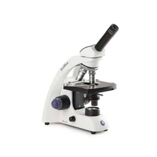Untitled design 2022 07 19T090608.610 510x510 - Euromex BioBlue monocular microscope SMP 4/10/S40x/S60x objectives with mechanical stage and 1 W LED cordless illumination