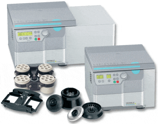 Z366 Series with rotors 510x403 - Hermle Z366 / Z366-K Series Centrifuge Bundles