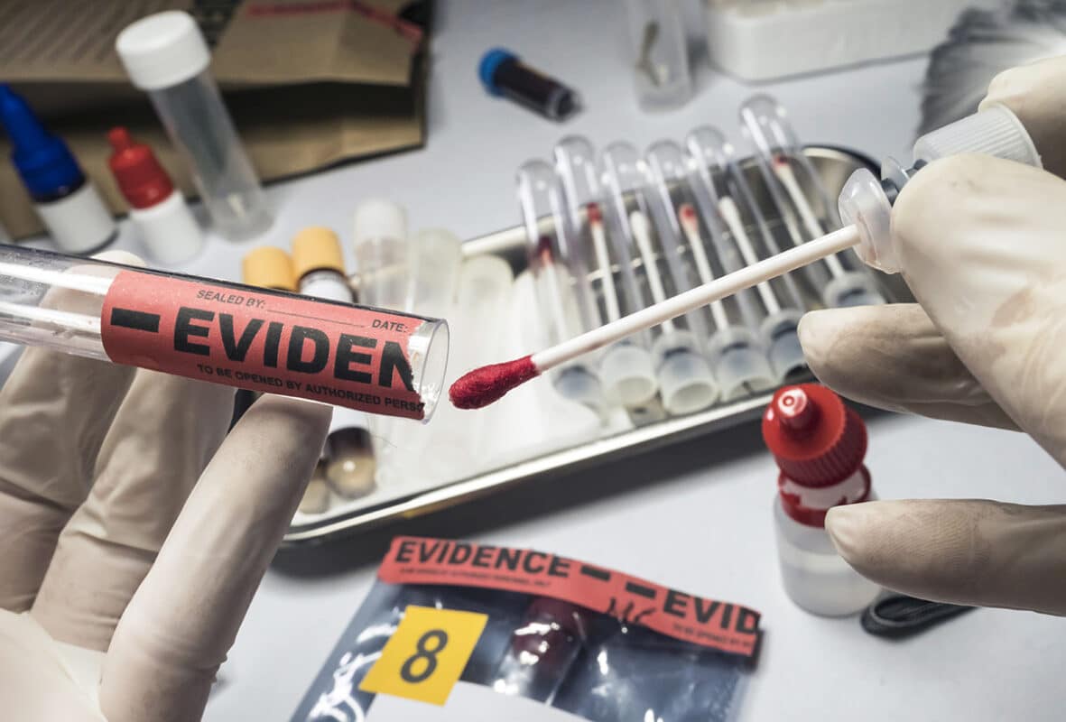 a forensics specialist tests evidence in the lab final 1181x800 - HPLC in Forensic Science: Unveiling the Secrets of Precision Analysis