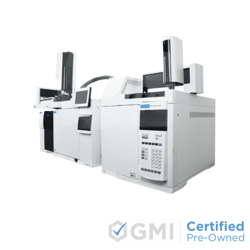 Agilent 8890 GC with Dual FID, Dual S/S Inlets, 7697A Headspace, 5977B MSD, and 7693A Tray/Tower