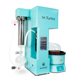 Alternative view of Ecodyst 1H Turbo Modern Rotary Evaporator, Rotovap