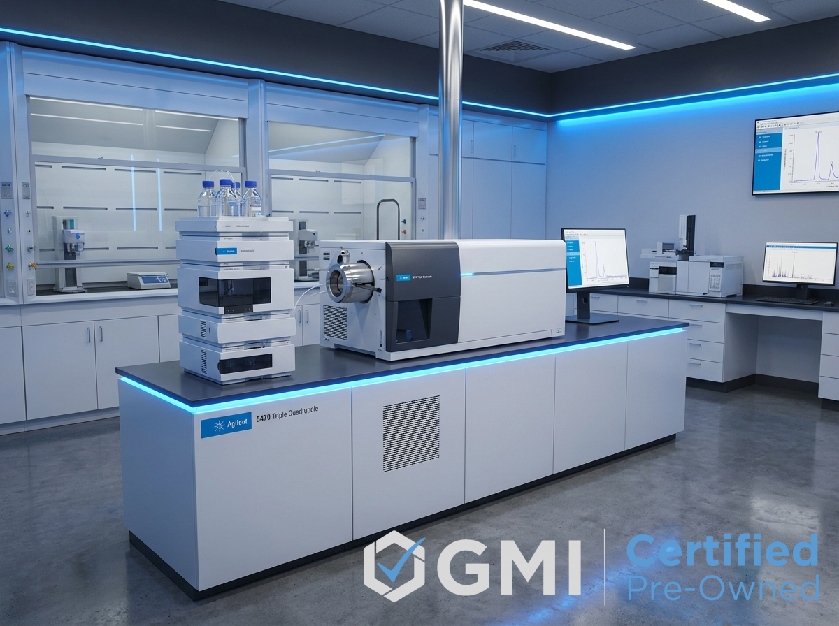 Certified pre-owned Agilent 6470 Triple Quad mass spectrometer with 1290 Infinity HPLC