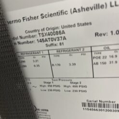 Thermo Scientific TSX Series -80 °C Freezer 21 cu ft