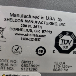 Sheldon Manufacturing Shel Lab SMI31 Incubator - Image 4